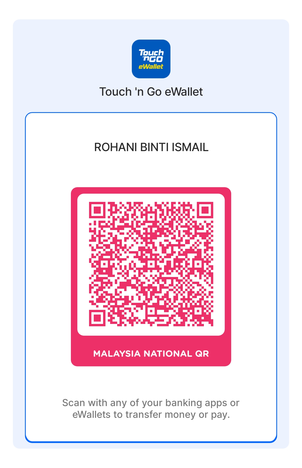 Touch 'n Go QR